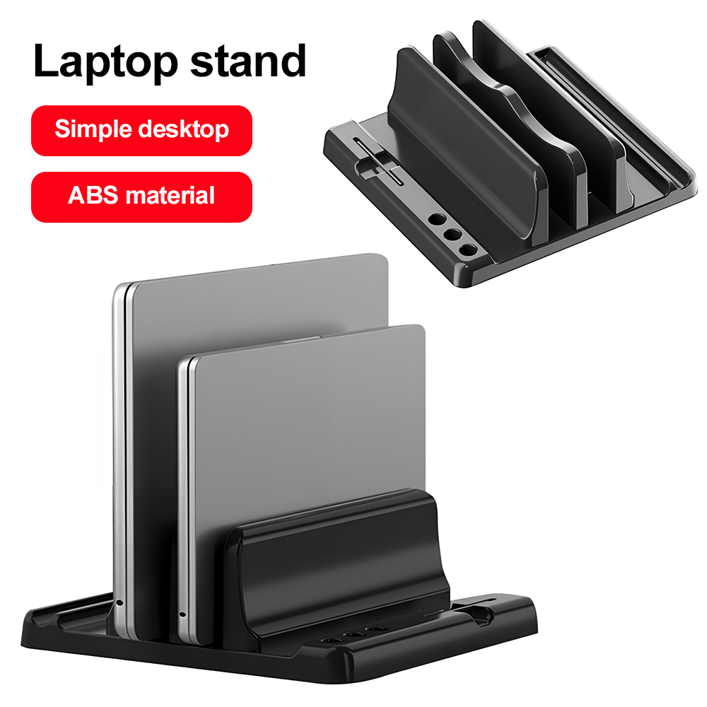 Home Office Tech Gadgets - Vertical Laptop Stand Multi Slot Notebook
