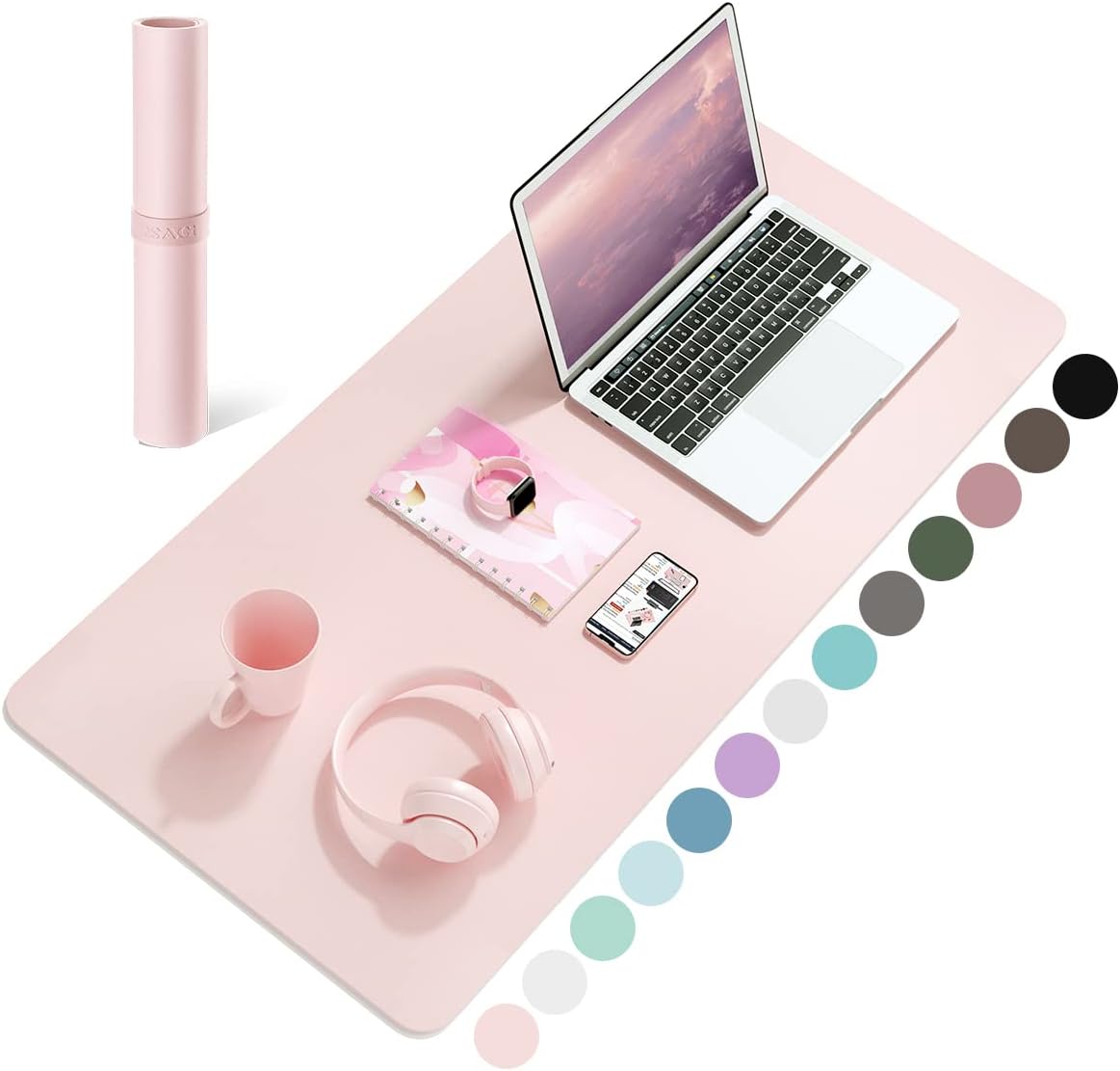 Home Office Tech Gadgets - 60X35CM Office Desk Pad,Waterproof Leather Desk