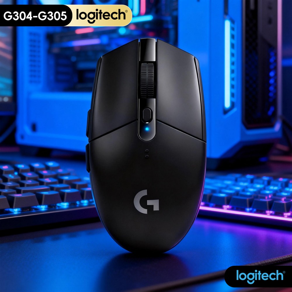 Logitech Mouse G203 - Logitech G304 Wireless Mouse LIGHTSPEED Tech