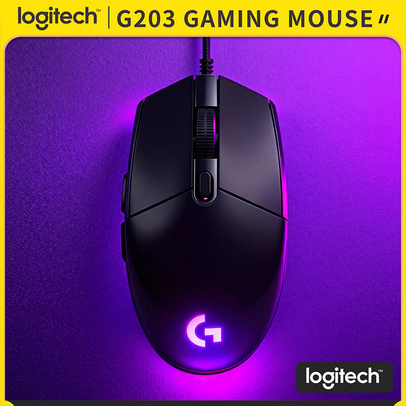 Logitech Mouse G203 - Logitech G203 Gaming Mouse LIGHTSYNC RGB