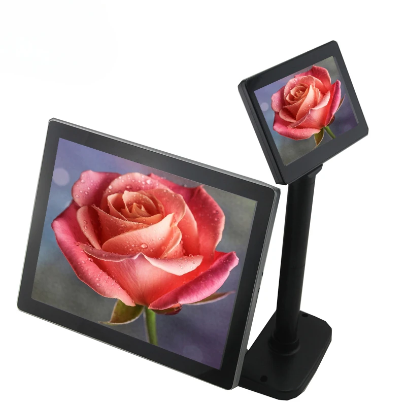 Pole Display Customer - #Supermarket use 8 inch USB pos