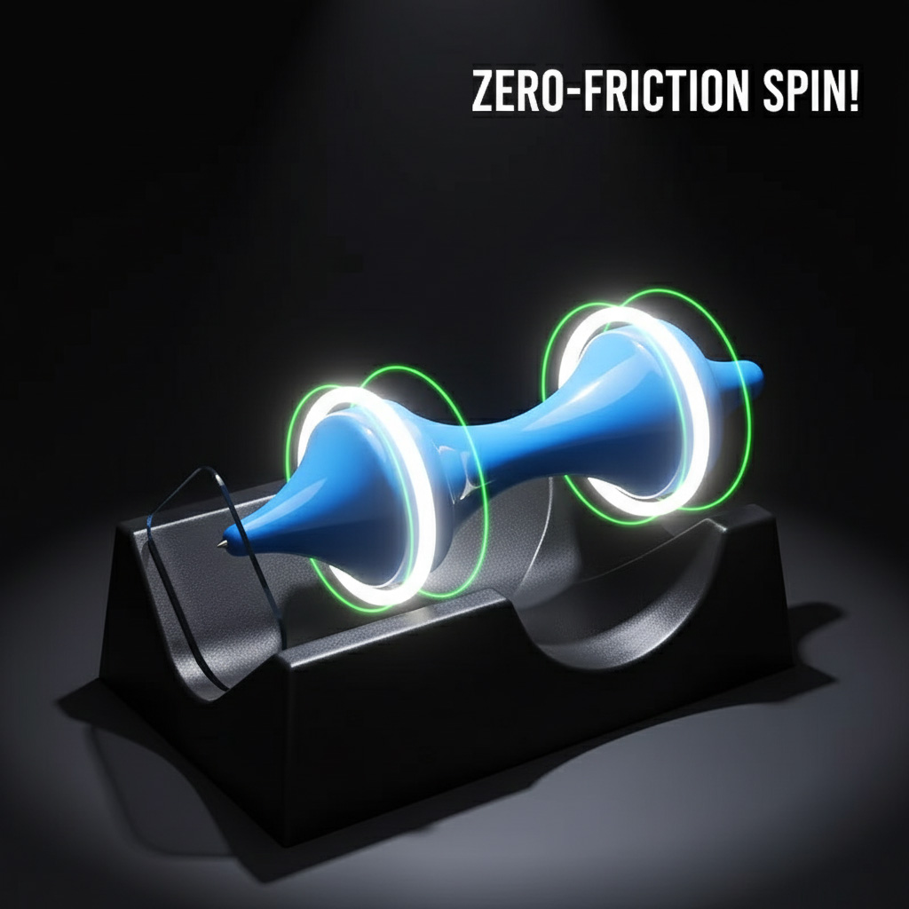 Home Office Tech Gadgets - Gravity-Defying Magnetic Levitation Spinner Desktop Toy