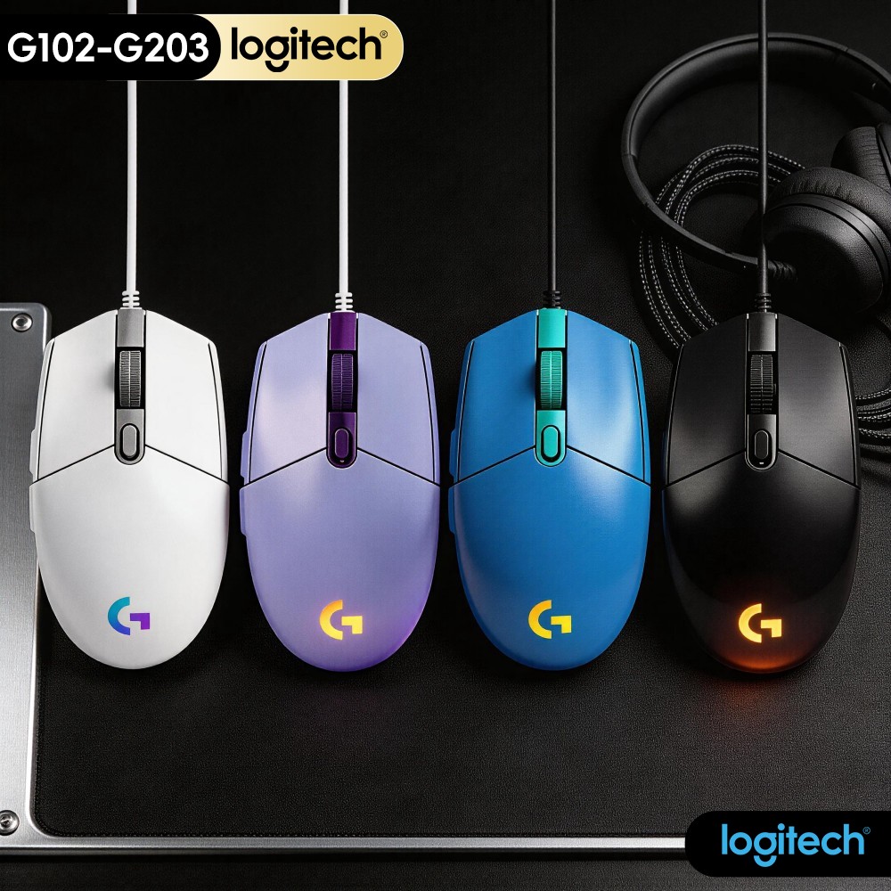 G102 Logitech G203 Mouse, Ligh - Logitech Mouse G203 review and price