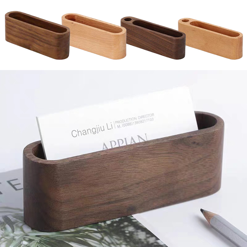 Business Card Holder Wooden Or - Home Office Tech Gadgets review and price