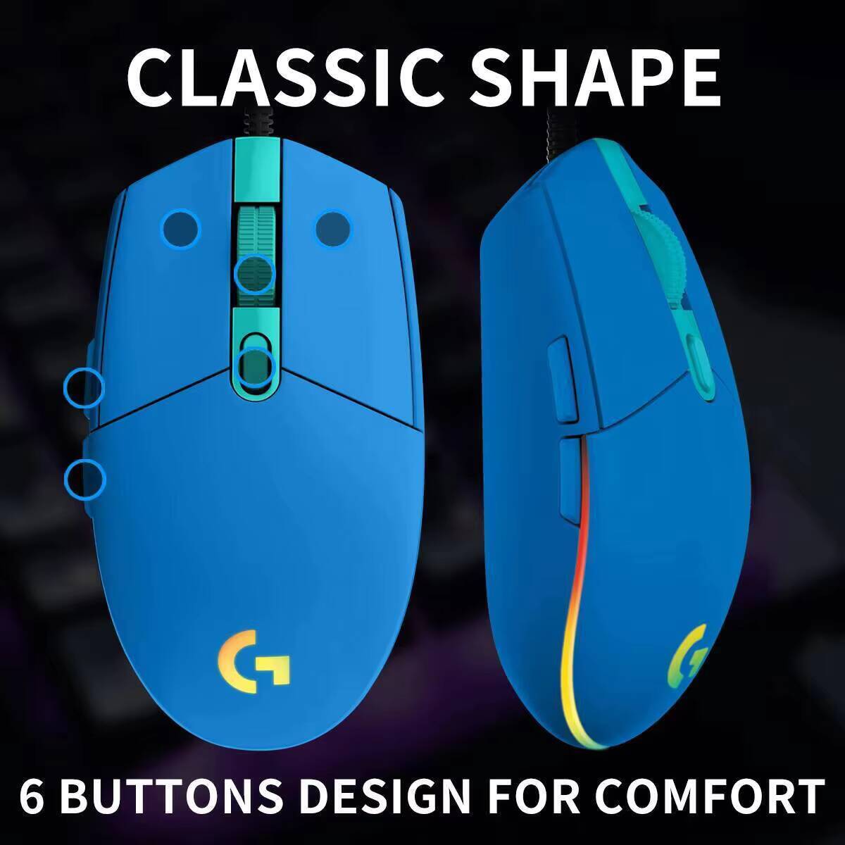 Logitech G203 Gaming Mouse 800 - Logitech Mouse G203 review and price