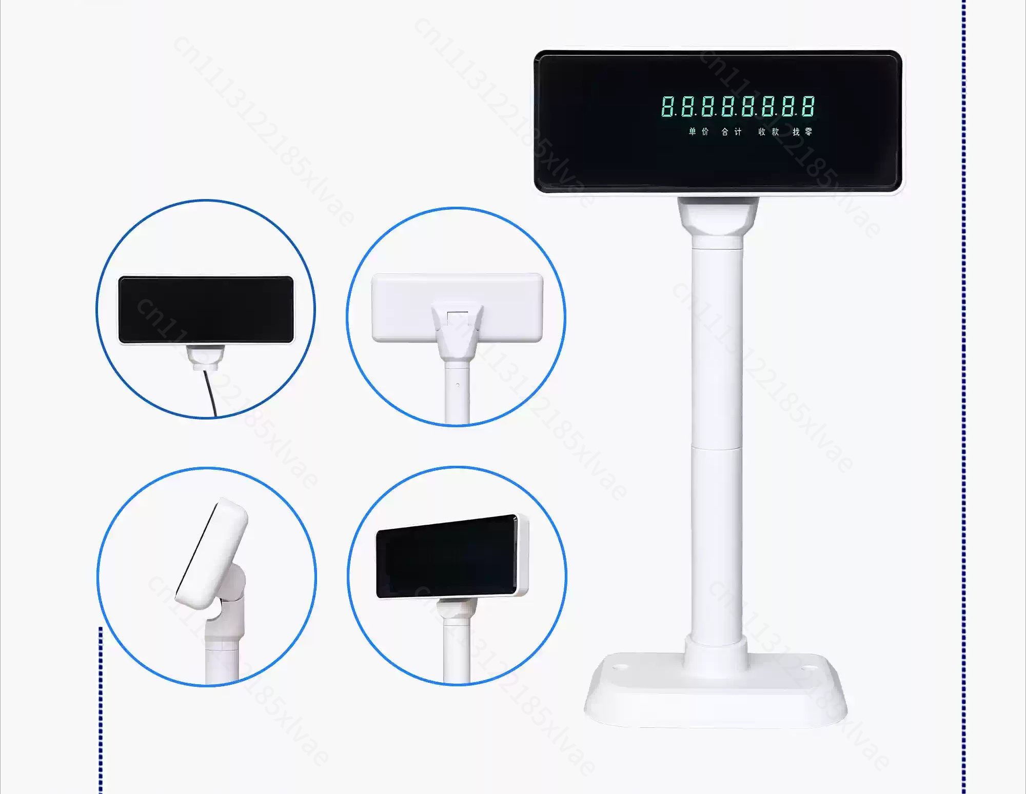 USB Port Dual Black White Cust - Pole Display Customer review and price